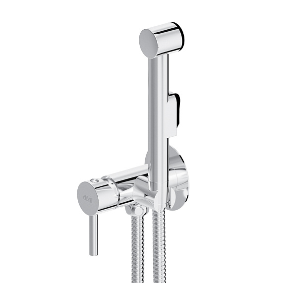 Гигиенический душ со смесителем Dorff Logic D3075000 хром встраиваемый, шланг 1500, держатель-2