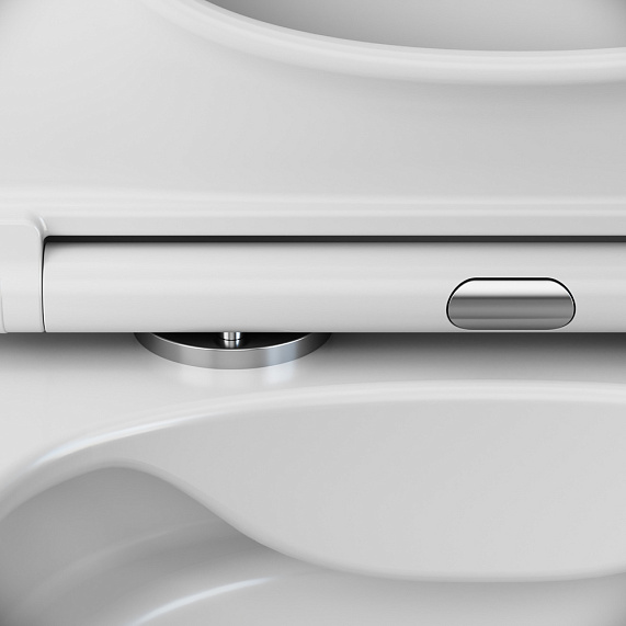 Унитаз подвесной AM.PM Spirit 2.0 C701701SC безободковый с сиденьем микролифт, белый-8