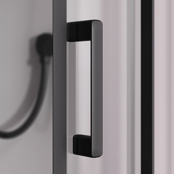 Душевая кабина 90x90 AM.PM Above W9XC-401-9090BT профиль черный матовый, низкий поддон-3