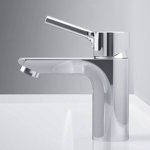 Тумба с раковиной и смесителем 120 AM.PM X-Joy M85AFSX0602WG для стиральной машины правая белый глянец-3