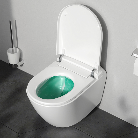 Унитаз-биде подвесной AM.PM Sensation CCC301700SC безободковый с электронным управлением, белый-2