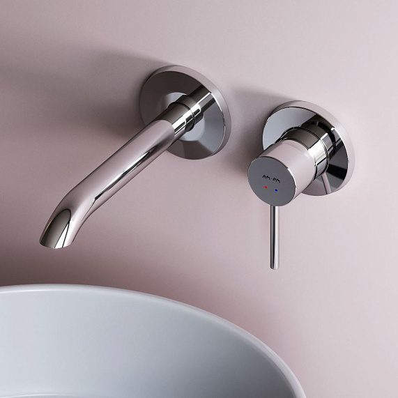 Смеситель для раковины (умывальника) AM.PM Libre F6072600 хром встраиваемый