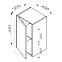 Шкаф-пенал модульный 40 AM.PM Func навесной/напольный под дерево