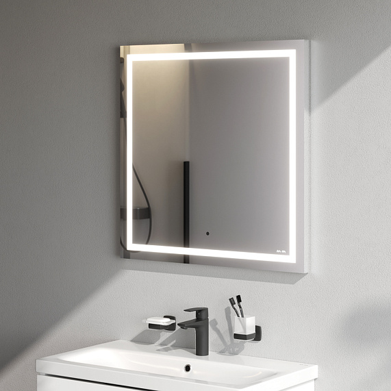 Зеркало с подсветкой в ванную прямоугольное 70 AM.PM Gem M91AMOX0701WG сенсорное-2