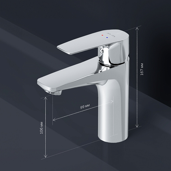 Тумба с раковиной и смесителем 75 AM.PM Gem M90FHX07522GM подвесная графит матовый-6