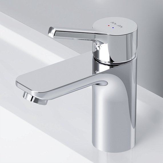 Смеситель для раковины (умывальника) AM.PM X-Joy S F85B82100 с донным клапаном, хром-2