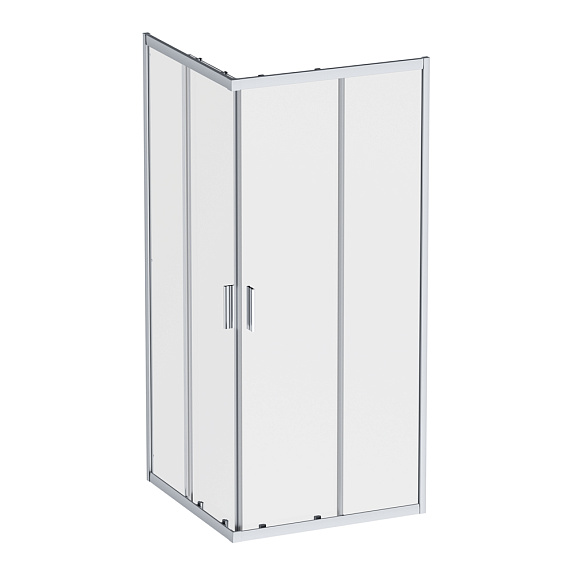 Душевое ограждение без поддона 90x90 AM.PM Gem W90G-403-9090MT профиль серебристый-8