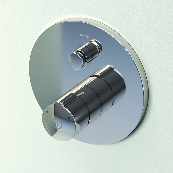 Встраиваемая душевая система AM.PM X-Joy FP85A1RH20 хром: тропический верхний душ, ручной душ-3