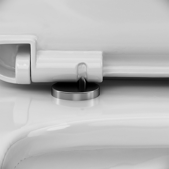 Унитаз напольный AM.PM Moxie C9M8601SC безободковый с сиденьем микролифт, белый-5