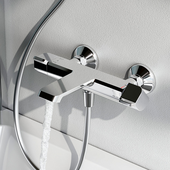 Смеситель для ванны и душа AM.PM Flash F9H50000 термостат, хром-1