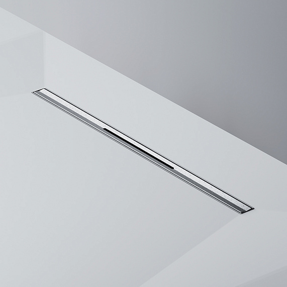 Душевой трап (лоток) 60 AM.PM MasterFlow Slim W01SC-S11-060-05SB комбинированный затвор со стальной матовой решеткой-8