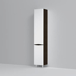 Шкаф-пенал для ванной AM.PM Like M80CSR0356VF напольный правый, венге/белый глянец