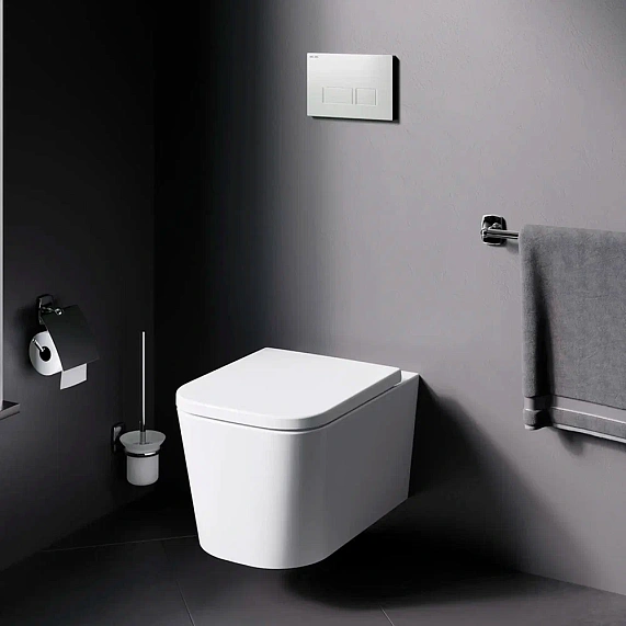 Унитаз подвесной AM.PM Moxie C9M1700SC безободковый с сиденьем микролифт, белый