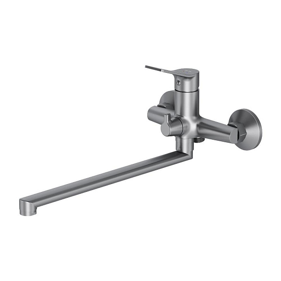 Смеситель для ванны и душа AM.PM X-Joy F85A90255 длинный излив, графит-9