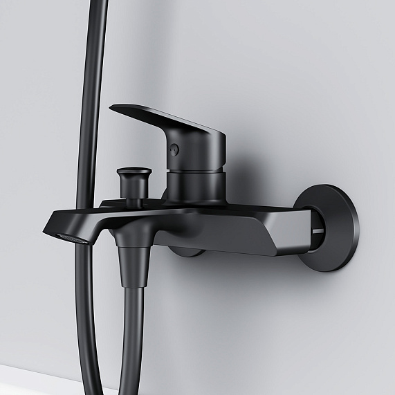 Смеситель для ванны и душа AM.PM Flash F9H10022 черный-4