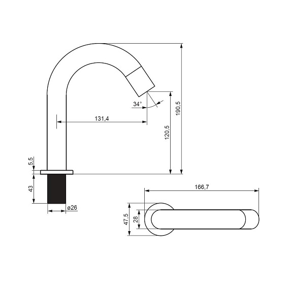 Смеситель для раковины Damixa Scandinavian Pure 360290300 сенсорный-4