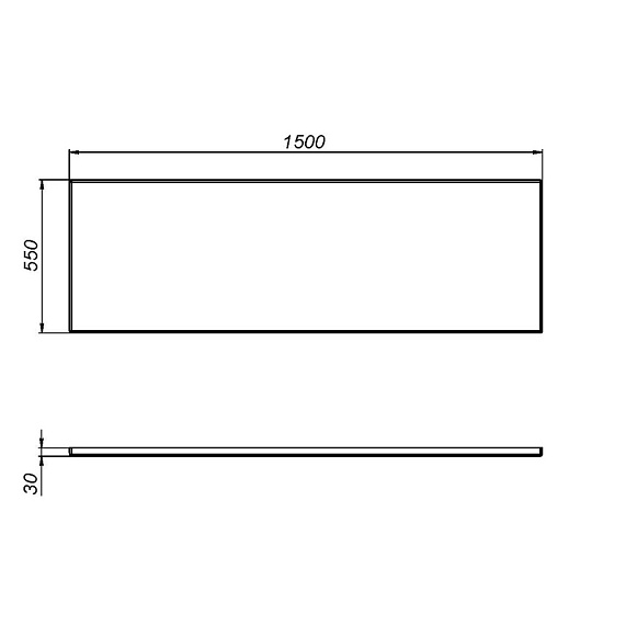 Панель 150 AM.PM W76A-150-070W-P под ванну Sense-2