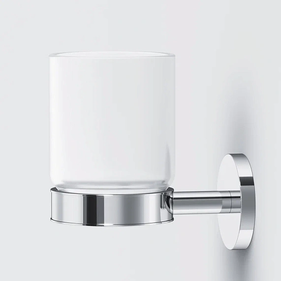Стакан для зубных щеток настенный AM.PM X-Joy A85A34300 стеклянный, хром-3