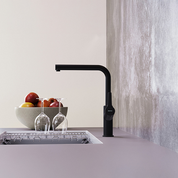 Смеситель для кухни Damixa Merkur 710770300 Merkur, черный матовый-1