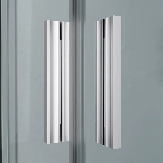 Душевая кабина 90x90 AM.PM Gem W90C-403-090MT профиль серебристый, низкий поддон-2