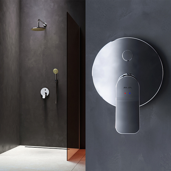 Смеситель для ванны и душа AM.PM X-Joy F85A45000 хром встраиваемый-2