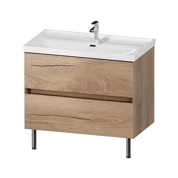 Тумба с раковиной 80 AM.PM Above M9X-FSX0802OF-WCC0800WG напольная,под дерево-9