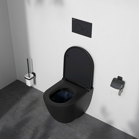 Унитаз подвесной с инсталляцией AM.PM Struktura IS70138.9S1700MB сиденьем микролифт-7