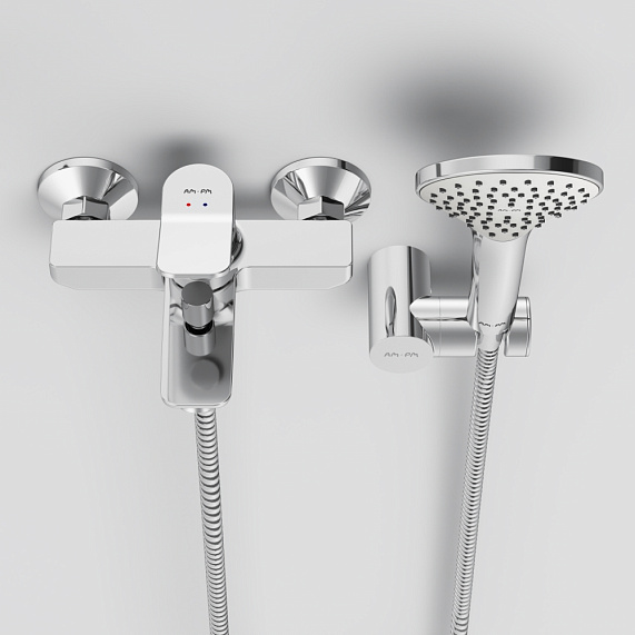 Смеситель для ванны и душа AM.PM X-Joy F85A15000 душевая лейка, шланг 1750, хром-3