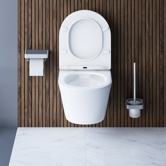 Унитаз подвесной Damixa Skyline DX35C1700SC безободковый с сиденьем ...