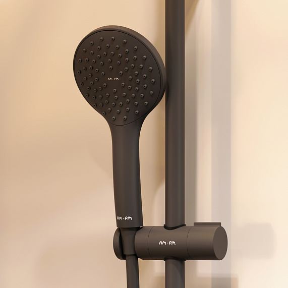 Комплект душевое ограждение AM.PM Gem WK93EP с душевой системой-4