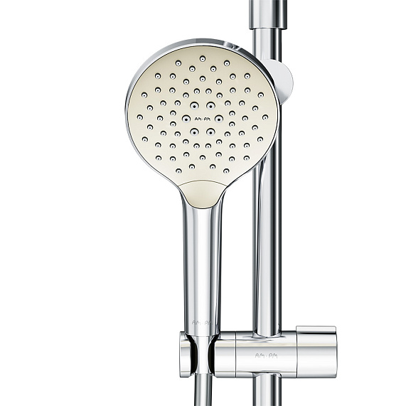 Душевая система AM.PM Moxie F079M700 стойка с тропическим душем, смесителем, хром-10
