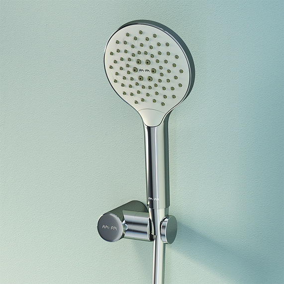 Встраиваемая душевая система AM.PM X-Joy FP85A1RH20 хром: тропический верхний душ, ручной душ-5