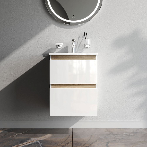 Тумба под раковину 50 AM.PM X-Joy M85AFHX0502WG подвесная белый глянец