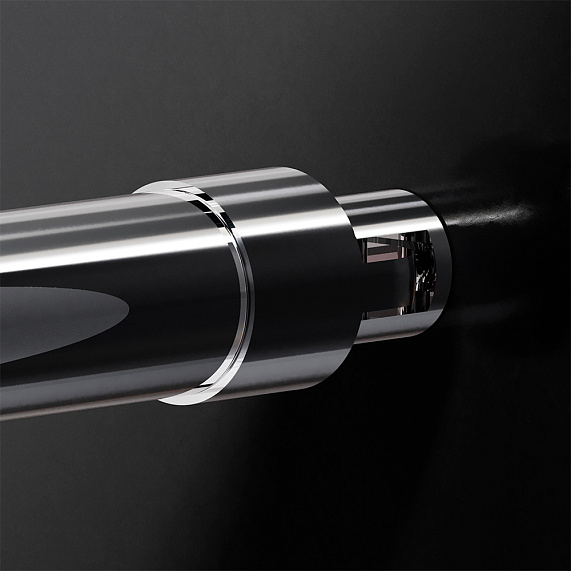 Душевая перегородка 100x195 AM.PM X-Joy W94UWI-100-F1-MTE прозрачное стекло, профиль серебристый-2