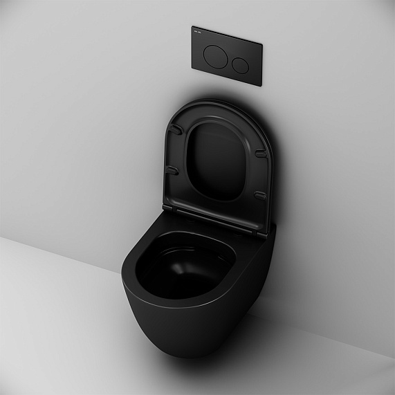 Унитаз подвесной с инсталляцией AM.PM Struktura IS70138.9S1700MB сиденьем микролифт-4