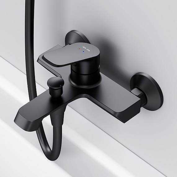 Смеситель для ванны и душа AM.PM Flash F9H10022 черный-5