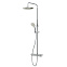 Душевая система AM.PM Spirit 2.0 F0770A400 стойка с тропическим душем, термостатом, смесителем, хром