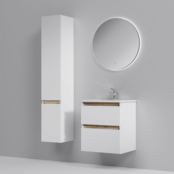 Тумба с раковиной 55 AM.PM X-Joy M85A-FHX0552-WC0552WG подвесная, белый глянец-5