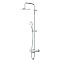 Душевая система AM.PM X-Joy F0785A500 стойка с тропическим душем, термостатом, смесителем, изливом, хром