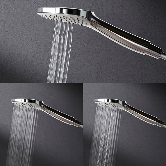 Душевая система AM.PM Gem F0790420 стойка с тропическим душем, термостатом, хром-6