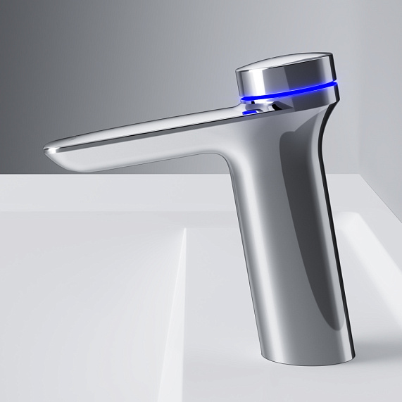 Смеситель для раковины (умывальника) AM.PM Inspire 2.0 F50A02400 с термостатом, электронный, хром-4