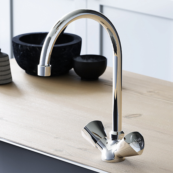 Смеситель для кухни Damixa Object HFON00000 высокий, хром-4