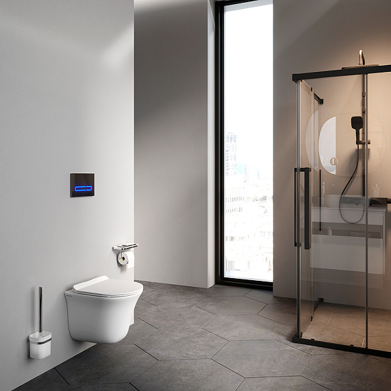 Унитаз подвесной AM.PM Force C9F1700LMSC безободковый с сиденьем микролифт, белый-8