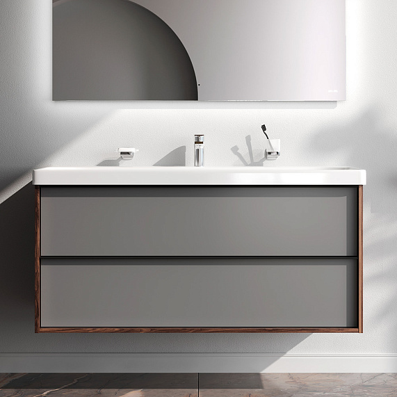 Тумба под раковину 120 AM.PM Stern M7LFHX1202GM под дерево