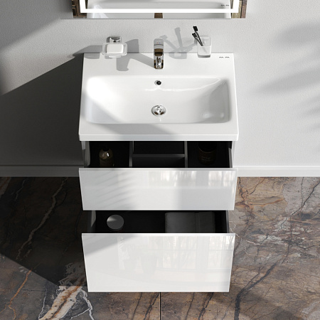 Мебель для ванной 60 AM.PM Gem напольная, белый глянец напольная