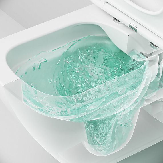 Унитаз подвесной AM.PM Spirit 2.0 C701701SC безободковый с сиденьем микролифт, белый-6