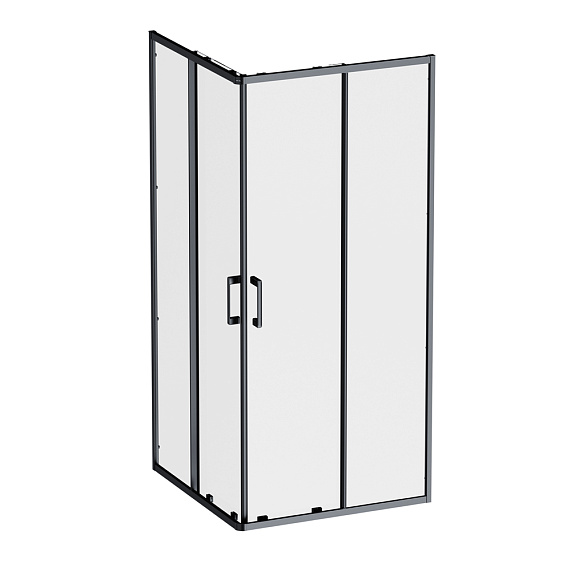 Душевое ограждение без поддона 90x90 AM.PM Above W9XG-403-9090-BT профиль черный-14