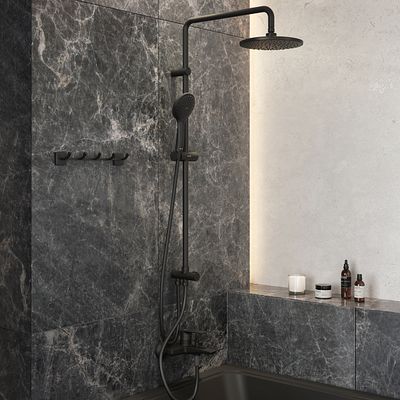 WK90GK Gem Комплект ванна 150*70, черный-4