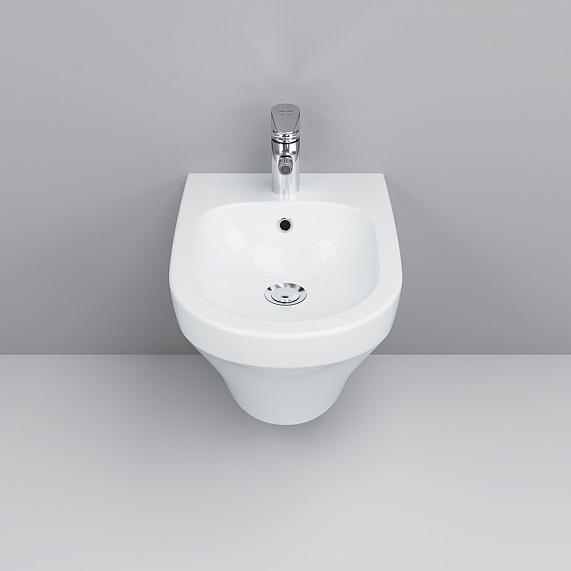 Биде подвесное AM.PM Inspire C503411WH  со смесителем