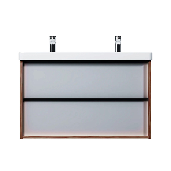 Тумба под раковину 90 AM.PM Stern M7LFHX0902GM под дерево-5